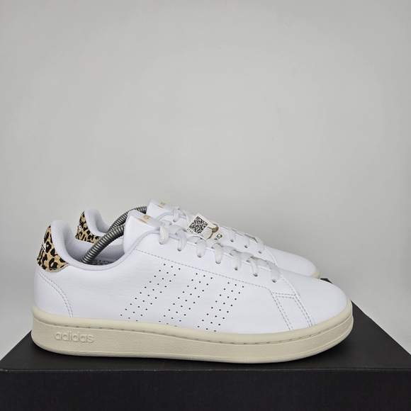 New adidas Advantage Cloud White White Tint Women's Tennis Shoes Size 9.5 - Picture 3 of 8